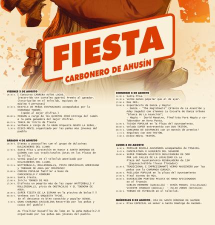 Imagen FIESTAS CARBONERO DE AHUSÍN 2018