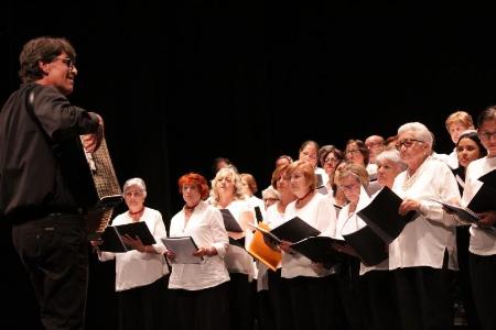 Imagen Nueve coros participan en el primero de los dos conciertos programados para cerrar el curso de Aulas para Convivir Cantando de la...