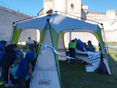 Imagen La Unidad de Gestión y Promoción Deportiva de la Diputación dio inicio al calendario de Escuelas Deportivas con la primera jornada de Orientación en Cuéllar