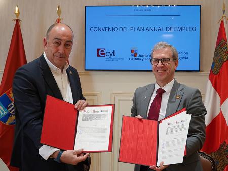 Imagen La Diputación y la Junta de Castilla y León prorrogan el convenio que facilita el empleo a cerca de tres centenares de personas en la provincia
